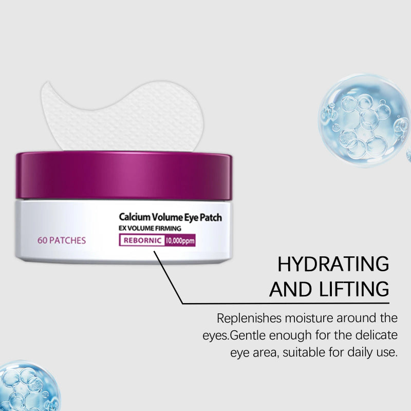 Calcium Skincare Set Anti-Aging Facial Serum, Eye Patches & Multi Balm for Fine Lines and Dark Circles Care