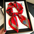 Set of 24 Silk Scarves – Colorful Printed Fashion Accessories