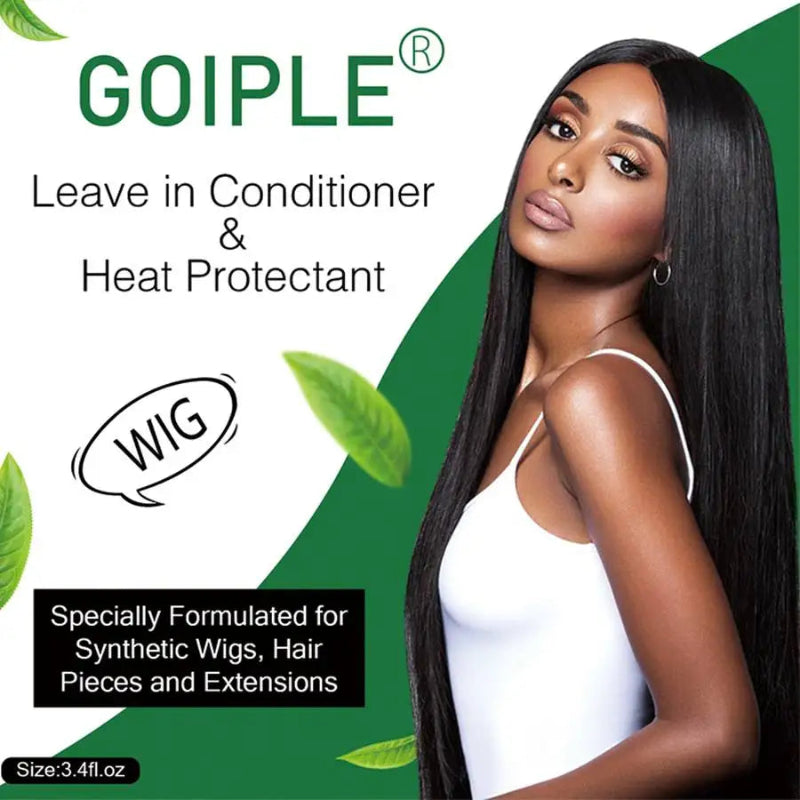 GOIPLE Wig Milk Spray 100ml Moisturizing Leave-In Conditioner Spray for Synthetic Hair Wigs