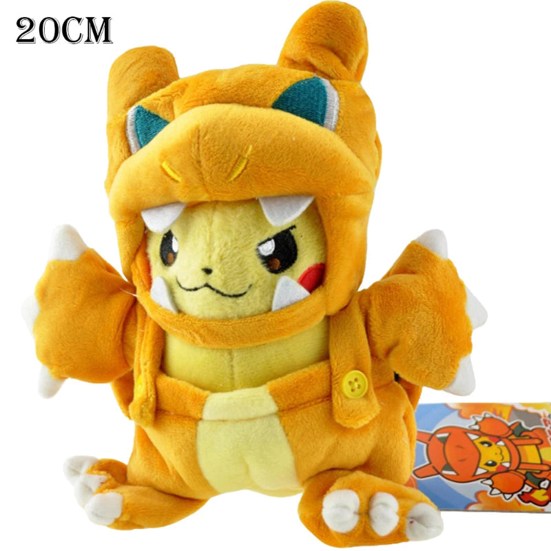 Pokémon Plush Toys – Pikachu, Eevee & Charizard, 20–30 cm | Soft Collectible Plush