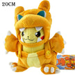 Pokémon Plush Toys – Pikachu, Eevee & Charizard, 20–30 cm | Soft Collectible Plush