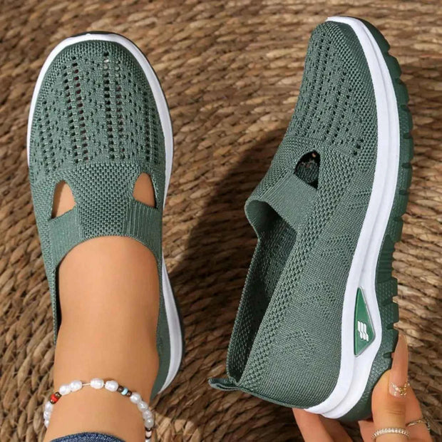 Lightweight Slip-On Loafers – Perforated Mesh Design for All-Day Comfort