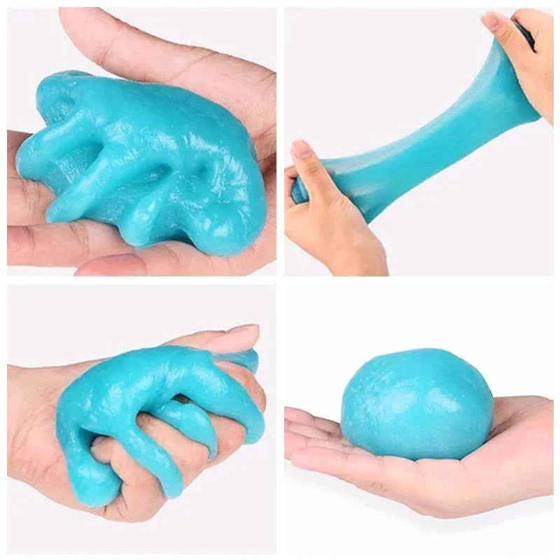 Multifunction Car Cleaning Gel Dust Cleaner Slime for Air Vents, Dashboard & Laptop Cleaning