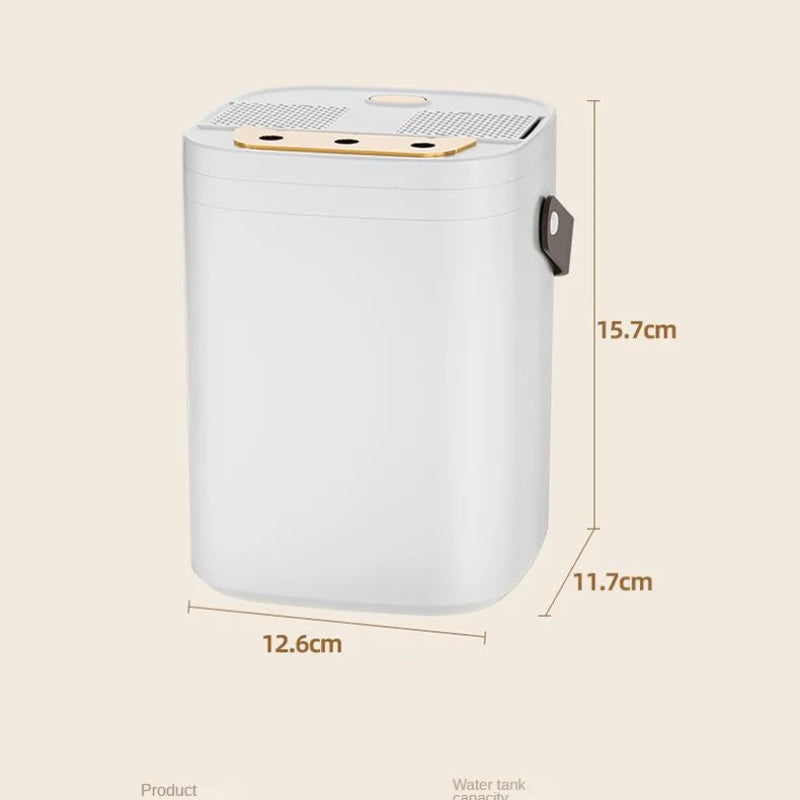 1.8L Large Capacity Humidifier with Three Nozzle Spray, Night Light & Double Filter Aromatherapy Mist Machine for Bedroom, Car & Home