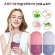 「Silicone Cube Tray Shape Face Facial Ice Roller Massage Face Massage Roller Facial Reusable Ice Face Roller Skincare Tool」