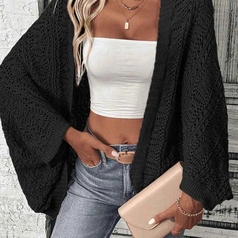 Open Knit Cardigan – Stylish Casual Wear for Women | Multi-Color Options