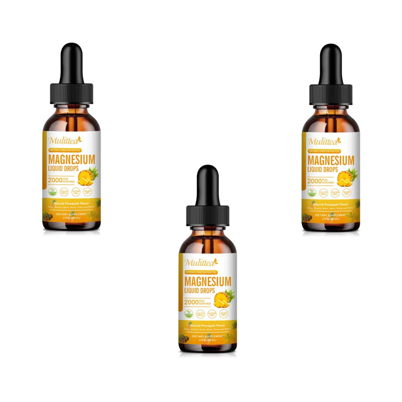 Mulittea Magnesium Liquid Drops – 2 fl oz
