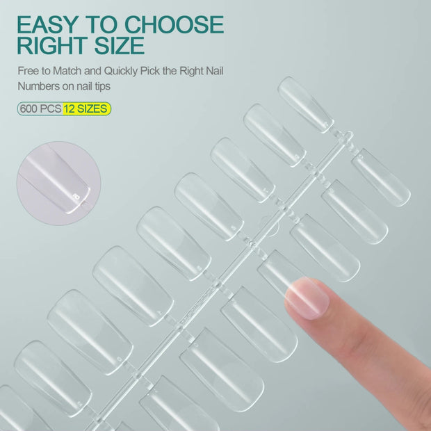 Nailpop Ultrathin Nail Tips for Flawless Manicures – Traceless PMMA Design