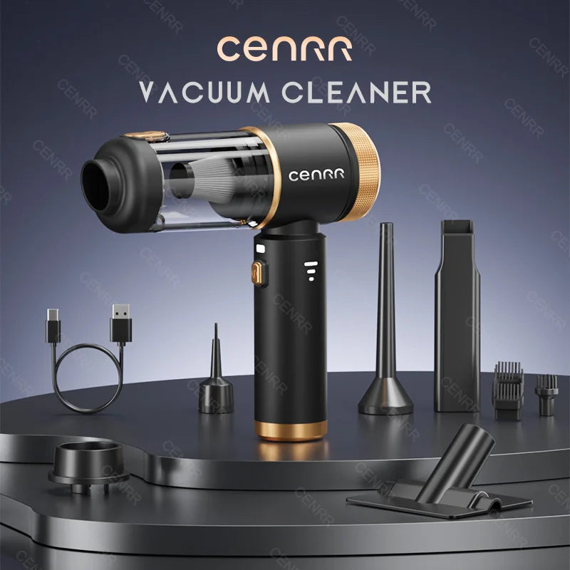 CENRR 2026 Mini Car Vacuum Cleaner 998000Pa Cordless Powerful Handheld Vacuum & Blower