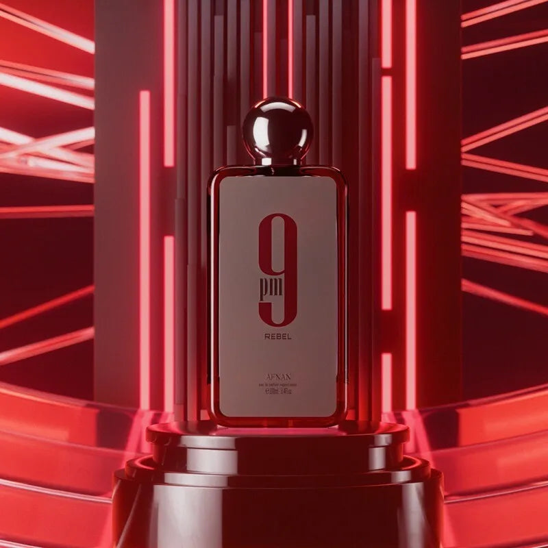 Afnan 9 PM Rebel Eau De Parfum Spray 100ml (3.4 oz) Unisex Fragrance