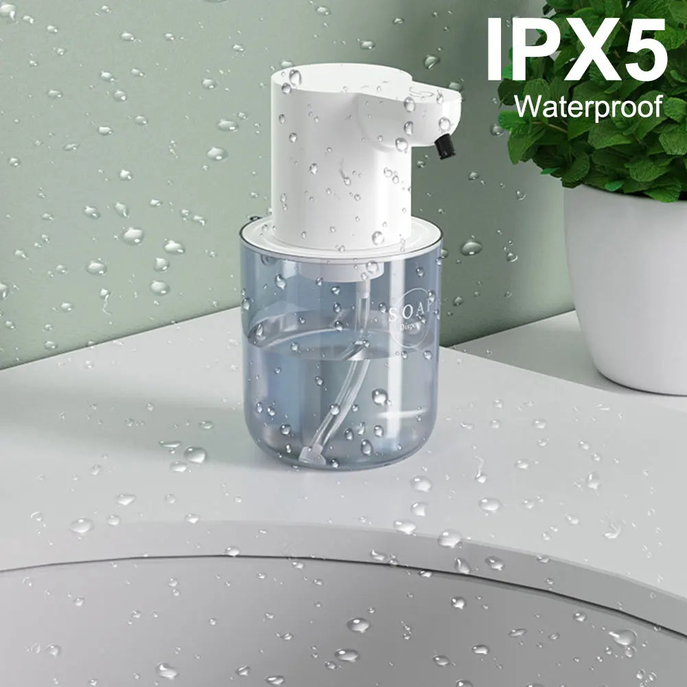 400ML Automatic Foam & Gel Soap Dispenser – 4-Level Infrared Sensor Touchless Pump, IPX5