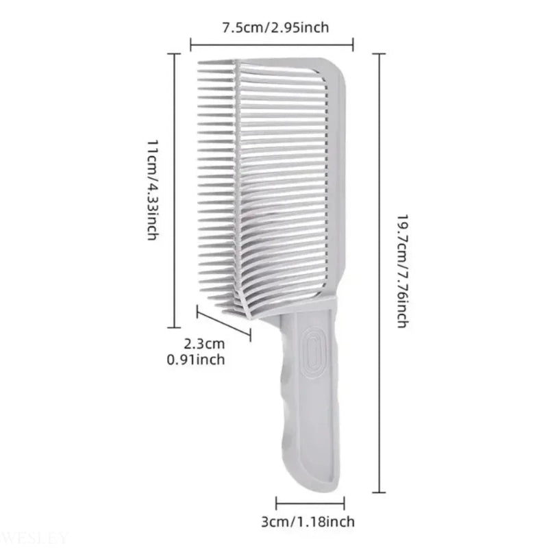 Professional Fading Comb Hair Cutting Comb for Men | Barber Clipper Blending Flat Top Styling Tool