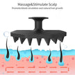 Shampoo Brush Silicone Scalp Massager – Soft Hair Washing Brush for Deep Cleaning
