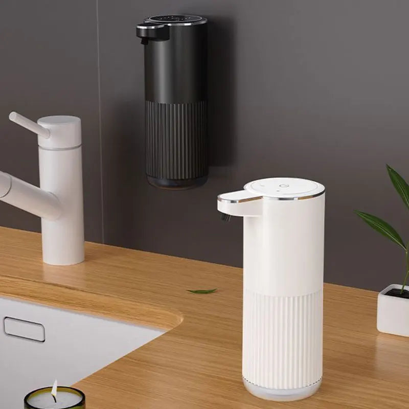 350ML Automatic Soap Dispenser – Touchless Foam & Gel Dispenser with 4-Level Wall-Mount Design