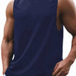 BEVAMA Men's Sleeveless Athletic Tank Top – Moisture-Wicking (White, Blue, Grey, Black, Navy)