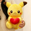 Pikachu Heart Holding Plush Toy - 30cm, 50cm & 60cm