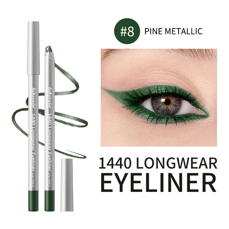 12 Colors Eyeliner Pencil – Long-Lasting Waterproof Smudge-Proof Smokey Eye Makeup