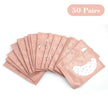 50 Pairs Hydrogel Eye Pads for Eyelash Extensions U-Shaped Gel Patches Lash Extension Supplies