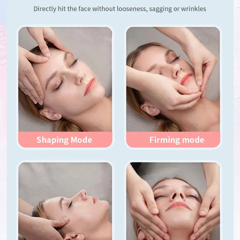 KEMOKO Micro Current Beauty Device Mini Facial Lifting Roller EMS Massager Skin Care Tool