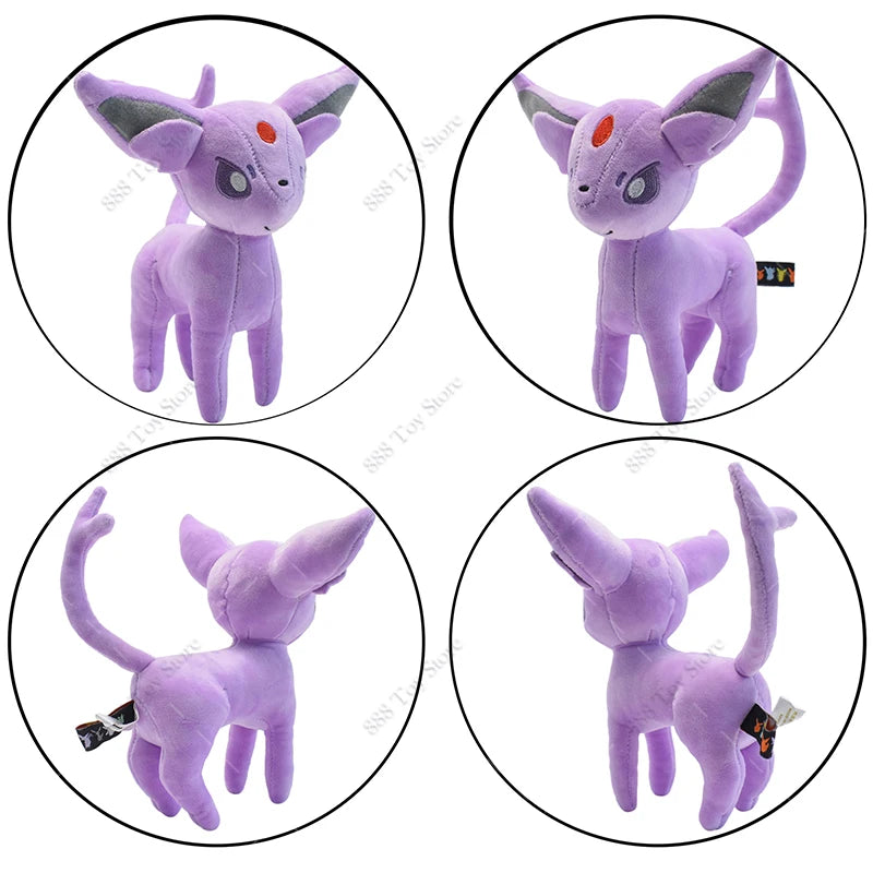 Pokémon Eevee Evolution Plush Toys – Umbreon, Sylveon & More, 18–22 cm