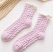 5 Pairs fashionable Floor Socks Thickened warm Socks Women Medium Sleeve Comfortable Warmth Winter Socks