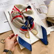 Women’s Printed Square Hair Scarf for Neck and Bag Styling