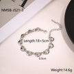 Heart Link Bracelet Set – Gold-Tone & Silver-Tone Stackable Bracelets