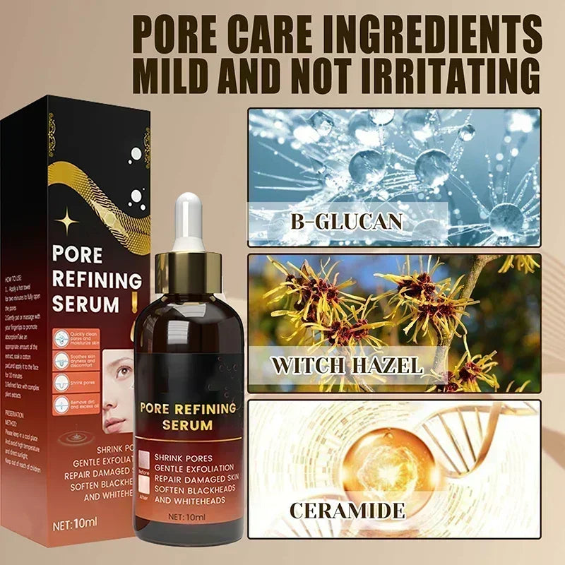Pore Shrink Face Serum Oil Control Moisturizing Facial Essence for Skin Care