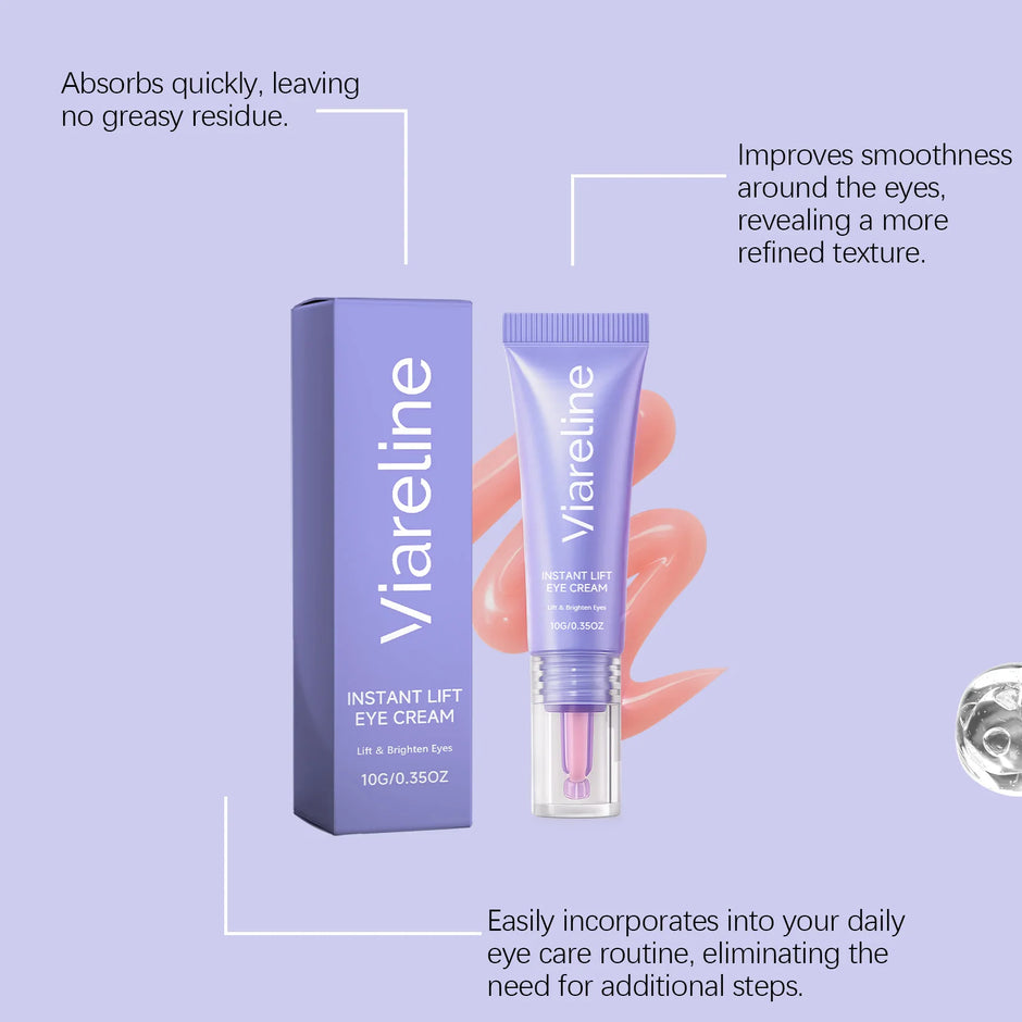 Viareline Collagen Eye Cream Anti Wrinkle Moisturizing Eye Treatment for Fine Lines & Dark Circles