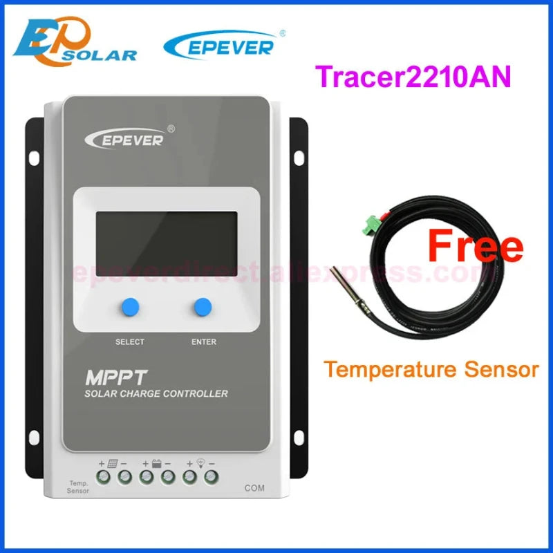 EPEVER MPPT Tracer Solar Charge Controller 10A 20A 30A 40A 12V/24V Battery Regulator