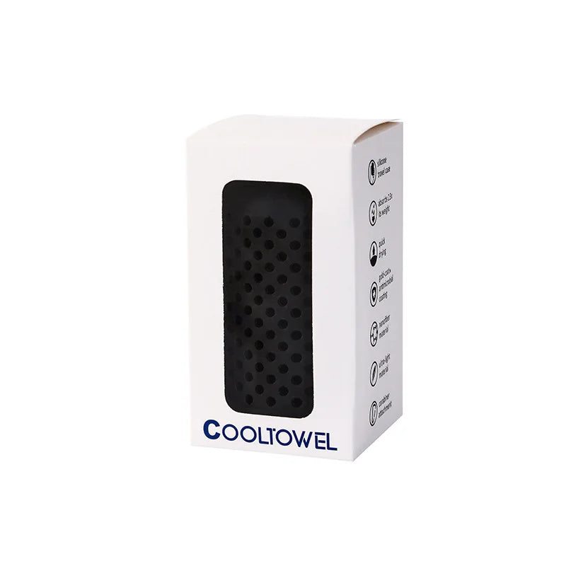 Cooling Towel with Silicone Capsule Case for Gym Running Travel and Outdoor Activities