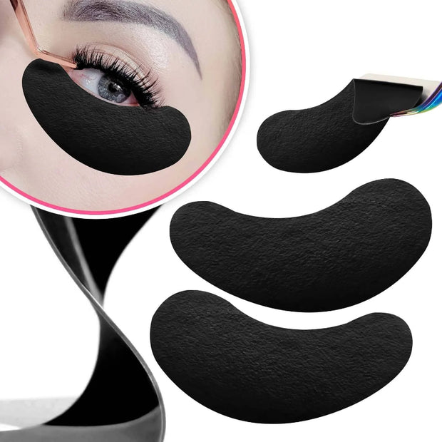 Under Eye Lash Pads for Effortless Eyelash Application – Black Eyelash Extension Patches