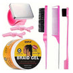 GOIPLE Strong Hold Braid Gel – High Shine Moisturizing Edge Control for Braids, Locs & Twists