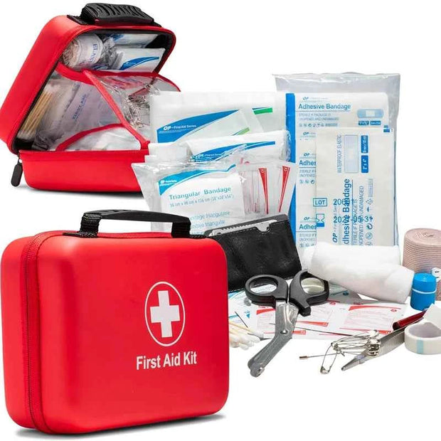 38pcs essential first aid kit for home, camping and hiking, suitable for home, camping, hiking, travel, first aid medical kit