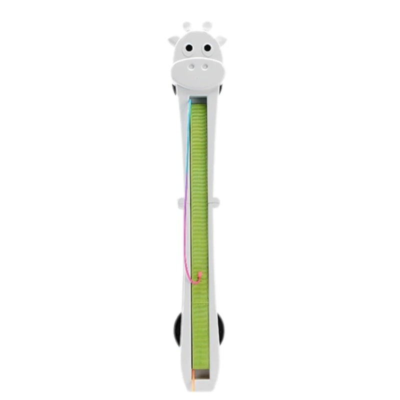 Fully Automatic Giraffe Cat Teasing Machine | Interactive Wall Mounted Rope Toy for Cats