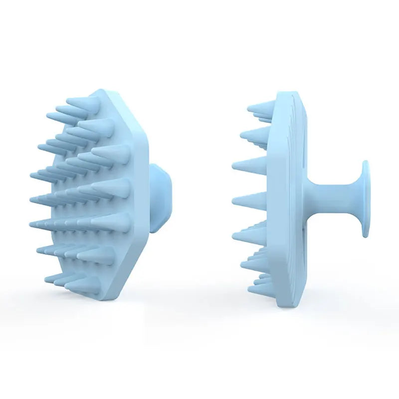 Shampoo Brush Silicone Scalp Massager – Soft Hair Washing Brush for Deep Cleaning