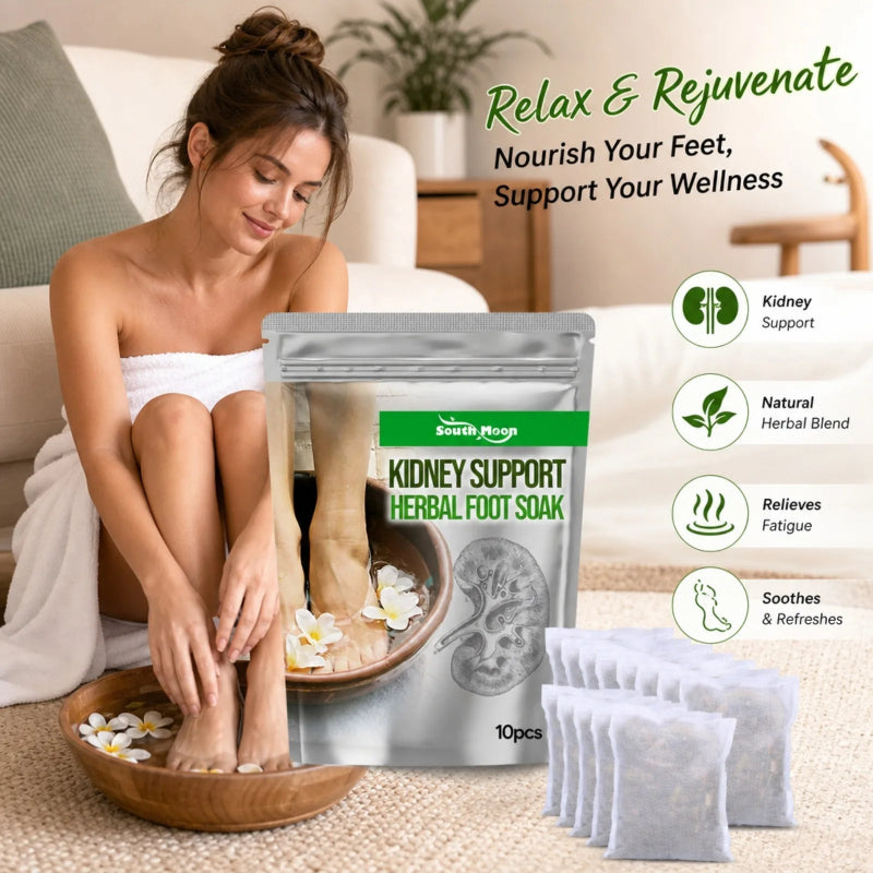 Natural Herbal Mugwort Foot Soak Bath Bags Relaxing Foot Care