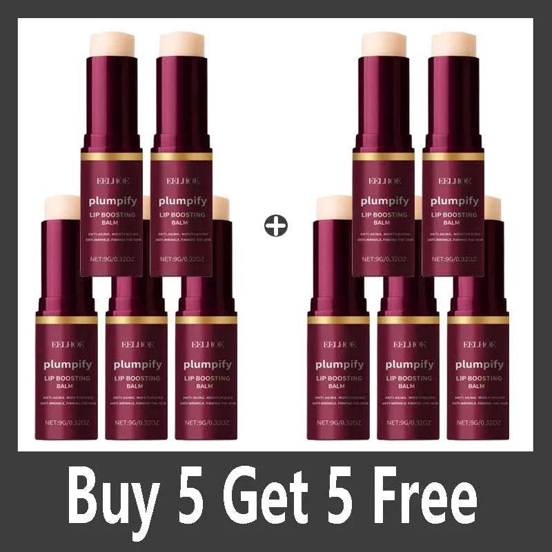 Fast Plumping Lip Balm – Moisturizing Gloss Oil Lip Plumper for Soft Fuller-Looking Lips & Daily Care