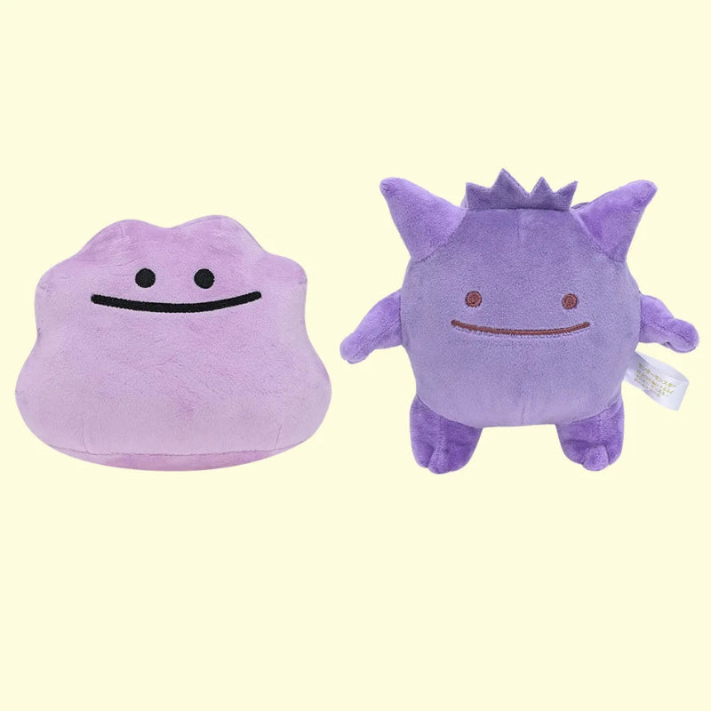 Pokémon Ditto Transformation Plush Toys – Dragonite, Gengar, Eevee & More