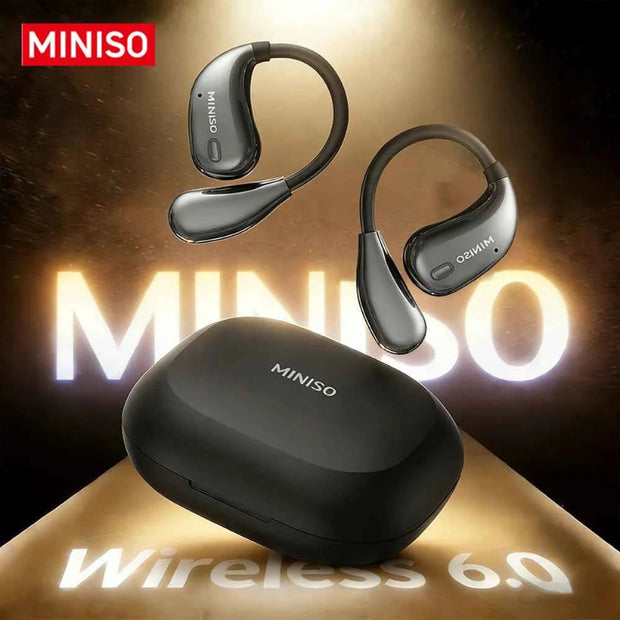 MINISO X33 Bluetooth Headphones AI Smart Translation Open-Ear  Wireless Earbuds 50Hour Battery Life Noise Cancellation For music