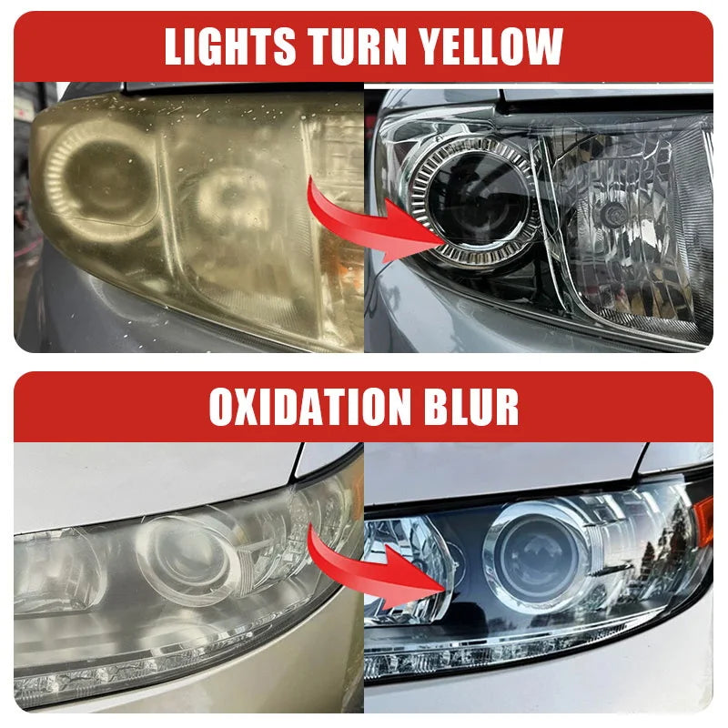 Car Headlight Restoration Polishing Kit Scratch & Oxidation Remover