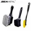 SEAMETAL Car Tire Wheel Rim Cleaning Brush Detailing Wash Tool