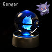 3D Pokémon Crystal Ball 5cm with Multicolor LED Base