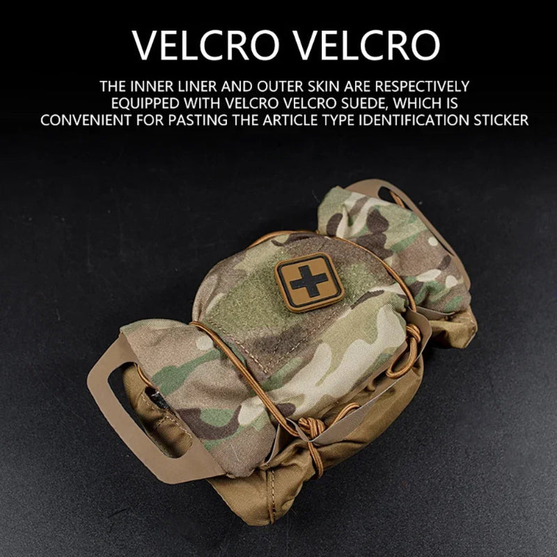IFAK Tactical First Aid Kit MOLLE Medical Pouch Rapid Deployment Emergency Survival Kit