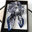 Women’s Printed Square Hair Scarf for Neck and Bag Styling
