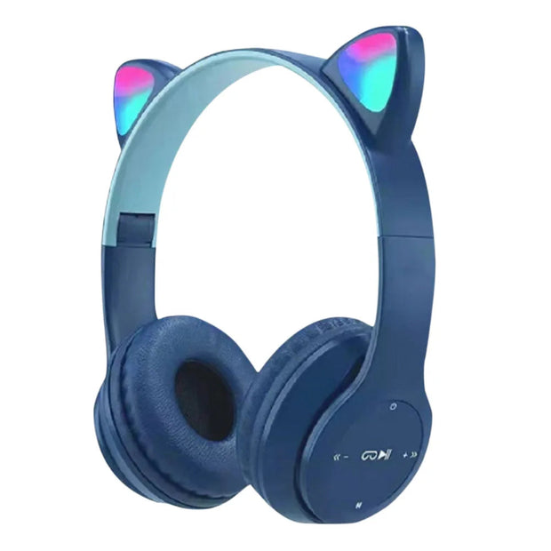 Cat Ear LED Wireless Headphones