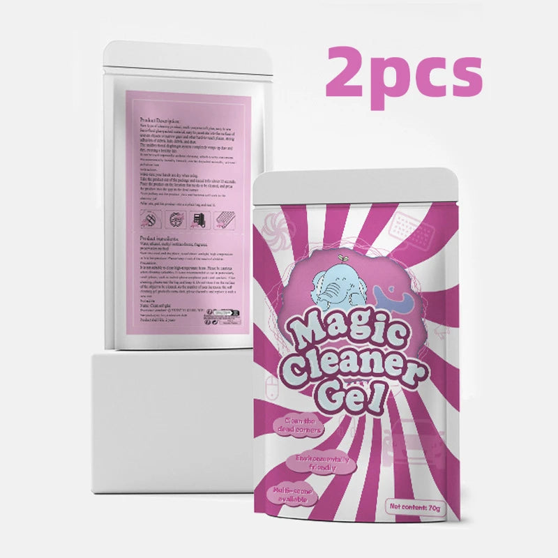 Car Cleaning Gel – Reusable Magic Dust Remover Slime for Auto Interior, Keyboard & Detailing Cleaning