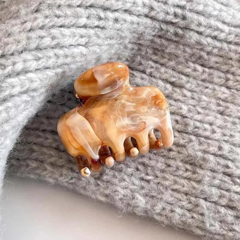 Vintage Wash Pattern Hair Claw Clip for Women