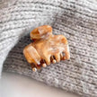 Vintage Wash Pattern Hair Claw Clip for Women