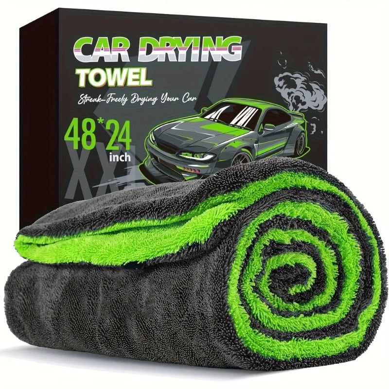 1000GSM Full-Size SUV Truck Double-Sided Microfiber Drying Towel